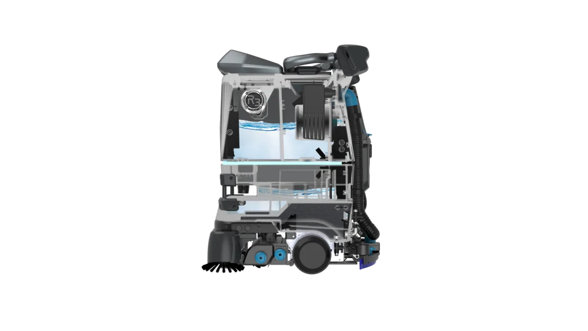 LionsBot R3 Scrub Pro – Wassersystem im Röntgenblick