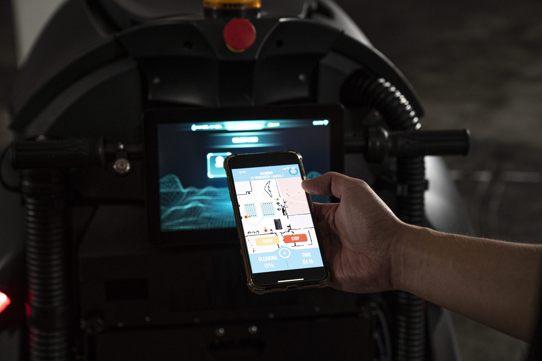 LionsBot REX Steuerung über die LionsClean App