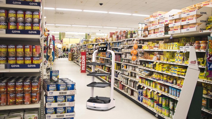 PuduBot 2 im Supermarkt